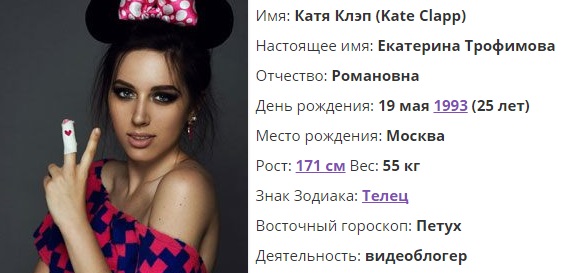 Катя Клэп биография